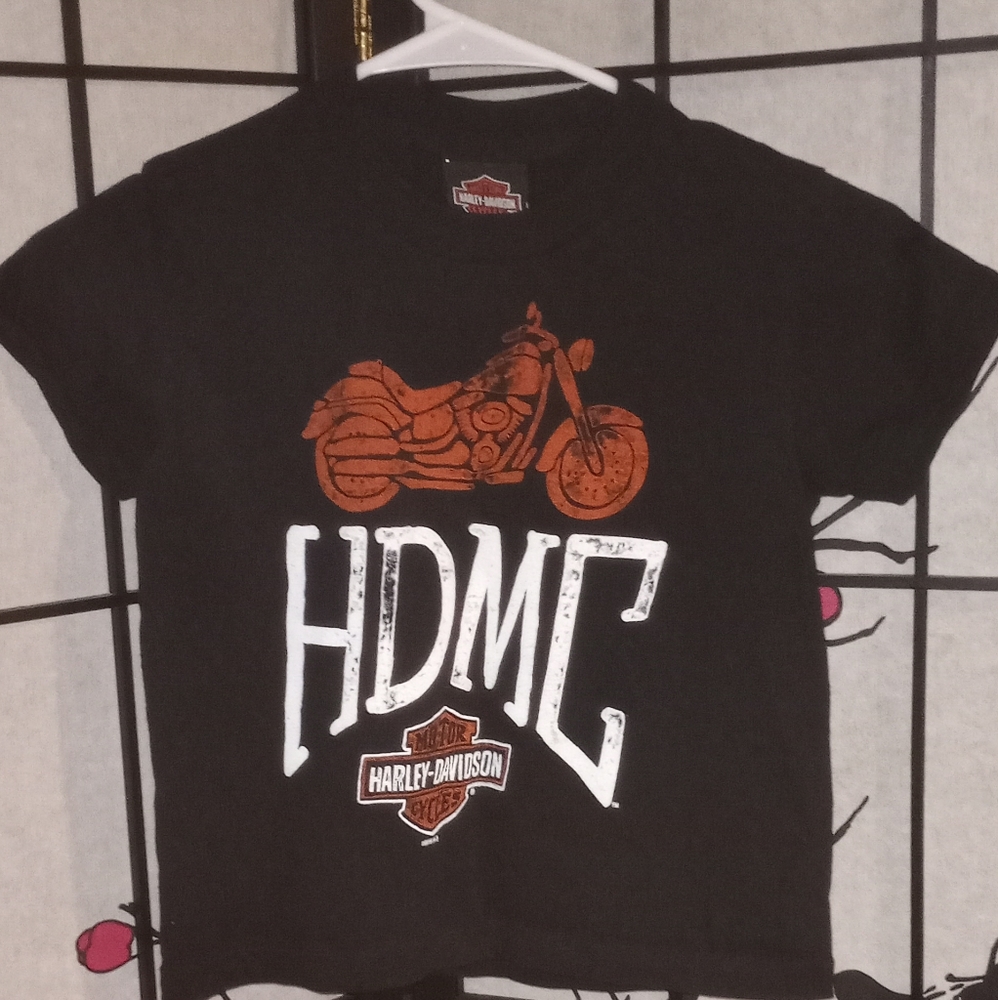 Kids PARIS Harley Davidson Shirt XS/4-5 EUC